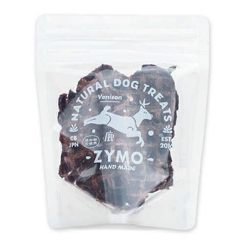 ZYMO（ザイモ） ジビエ鹿肉ジャーキー 25g（国内製造 国産素材 完全国産 無添加 犬用 おやつ）